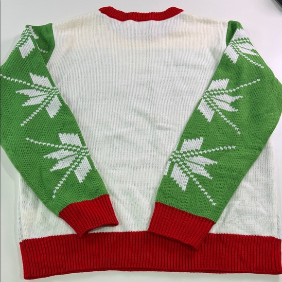Junk Food Festive Grinch Christmas Sweater - Picture 8 of 11